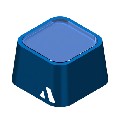 MONARCH Sapphire & Aluminum Keycap – Azure Blue