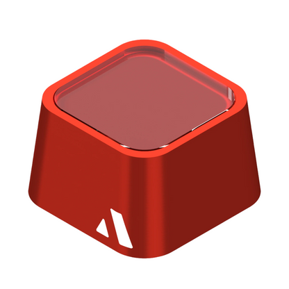 MONARCH Sapphire & Aluminum Keycap – Rosso Red